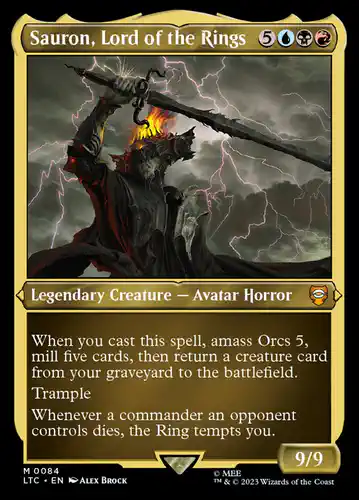 Sauron, Lord of the Rings - ltc Spoiler