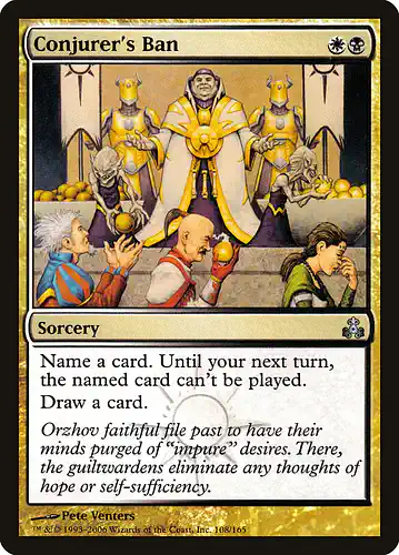 Conjurer's Ban - gpt Spoiler