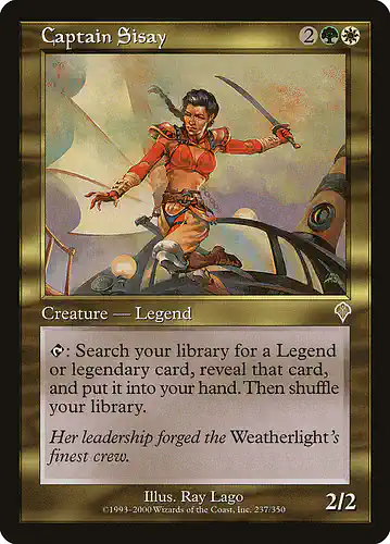 Captain Sisay - inv Spoiler