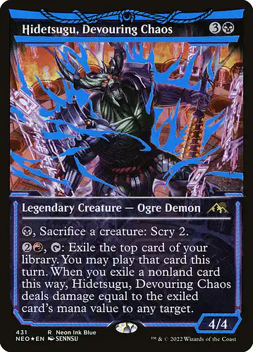 Hidetsugu, Devouring Chaos - neo Spoiler