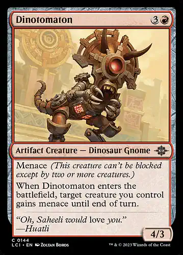 Dinotomaton - lci Spoiler