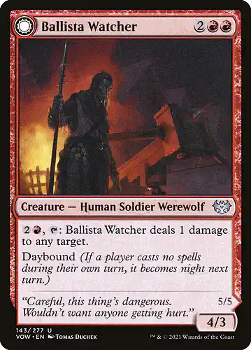 Ballista Watcher - vow Spoiler