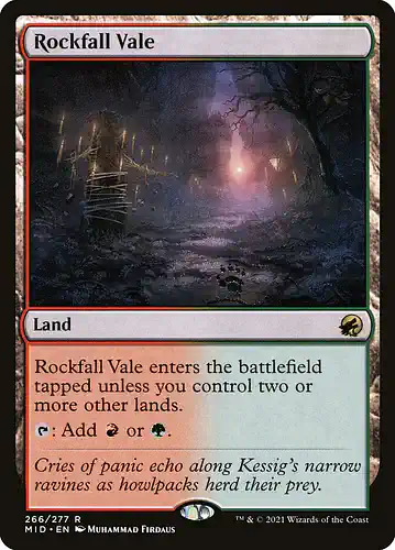 Rockfall Vale - mid Spoiler