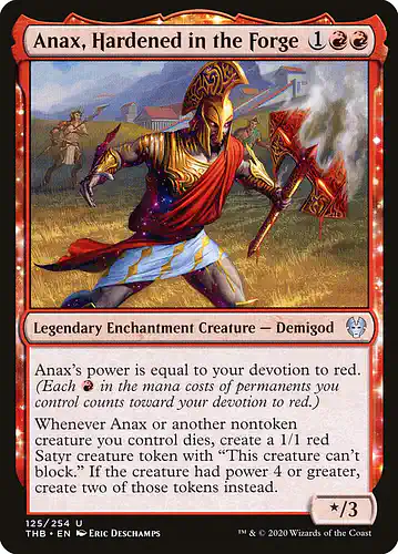 Anax, Hardened in the Forge - thb Spoiler