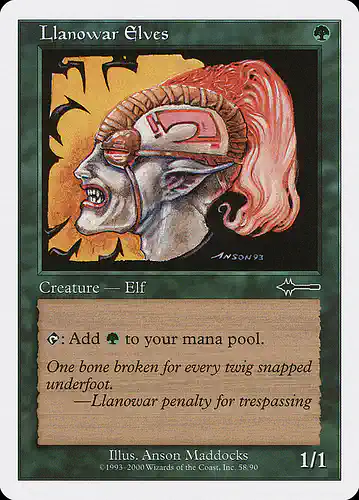 Llanowar Elves - btd Spoiler