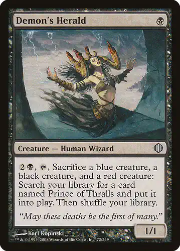 Demon's Herald - ala Spoiler