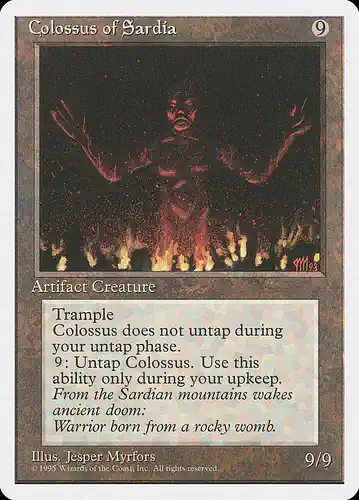 Colossus of Sardia - 4ed Spoiler