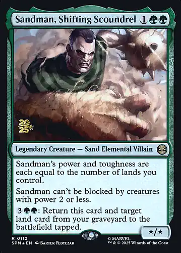 Sandman, Shifting Scoundrel - spm Spoiler