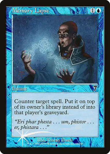 Memory Lapse - 7ed Spoiler