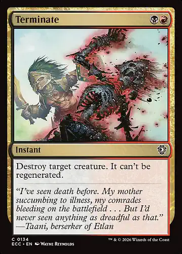 Terminate - ecc Spoiler