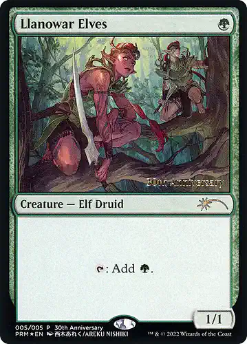 Llanowar Elves - 30a Spoiler