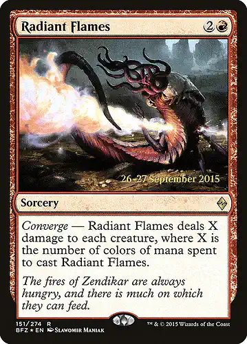 Radiant Flames - bfz Spoiler
