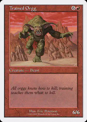 Trained Orgg - s00 Spoiler