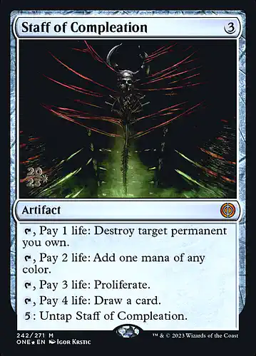 Staff of Compleation - one Spoiler