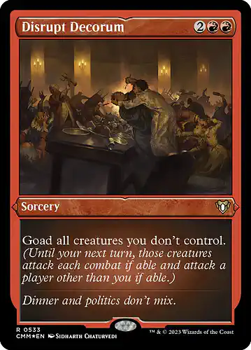 Disrupt Decorum - cmm Spoiler