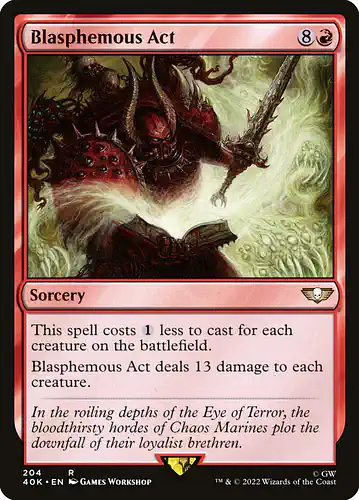 Blasphemous Act - 40k Spoiler