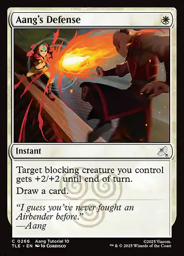 Aang's Defense - tle Spoiler