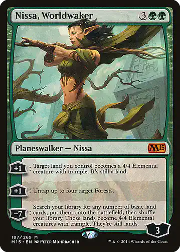 Nissa, Worldwaker - m15 Spoiler