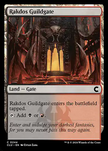 Rakdos Guildgate - clu Spoiler