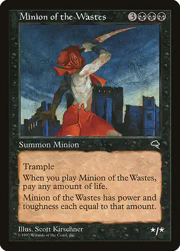 Minion of the Wastes - tmp Spoiler