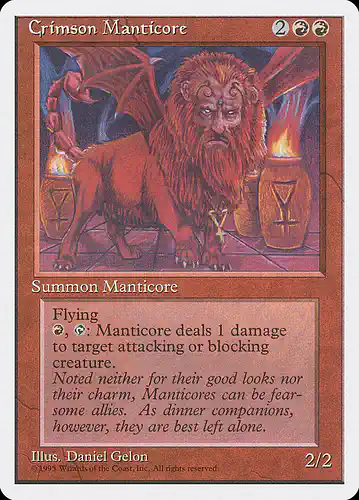 Crimson Manticore - 4ed Spoiler