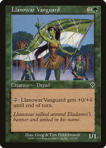 Llanowar Vanguard - inv Spoiler