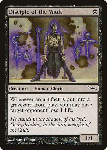 Disciple of the Vault - mrd Spoiler