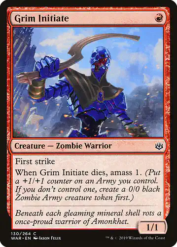 Grim Initiate - war Spoiler