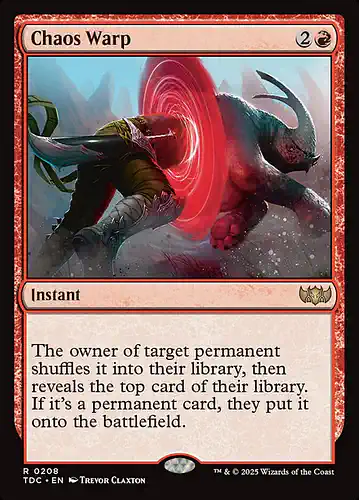 Chaos Warp - tdc Spoiler