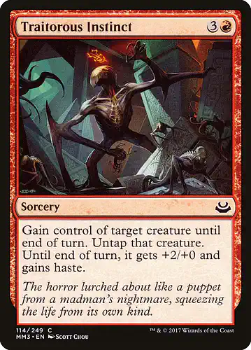 Traitorous Instinct - mm3 Spoiler