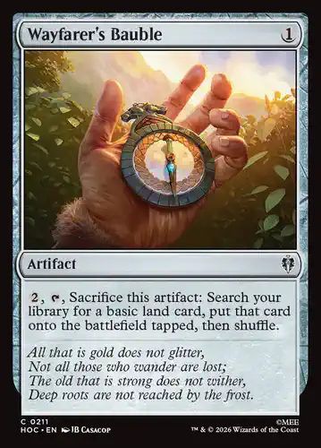Wayfarer's Bauble - hoc Spoiler