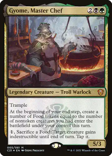 Gyome, Master Chef - c21 Spoiler