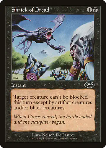 Shriek of Dread - pls Spoiler