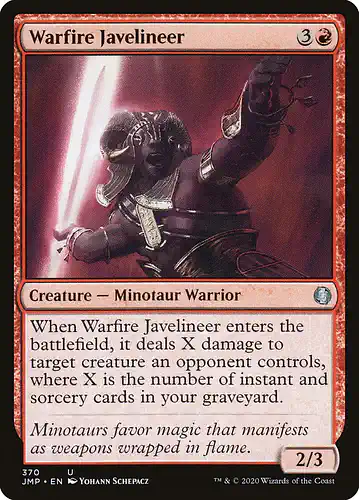 Warfire Javelineer - jmp Spoiler