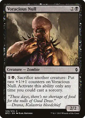 Voracious Null - bfz Spoiler
