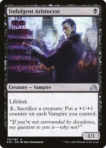Indulgent Aristocrat - soi Spoiler