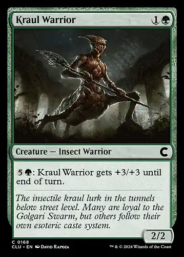 Kraul Warrior - clu Spoiler