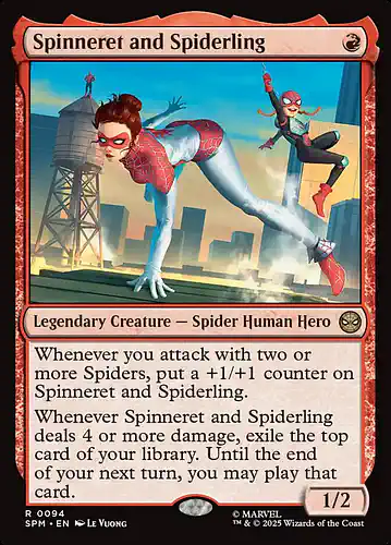 Spinneret and Spiderling - spm Spoiler