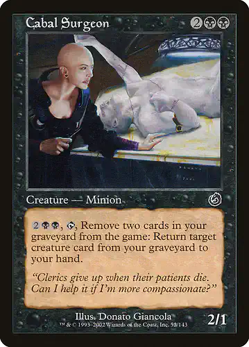 Cabal Surgeon - tor Spoiler