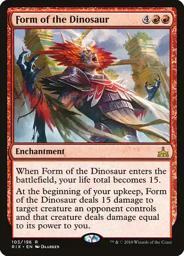Form of the Dinosaur - rix Spoiler