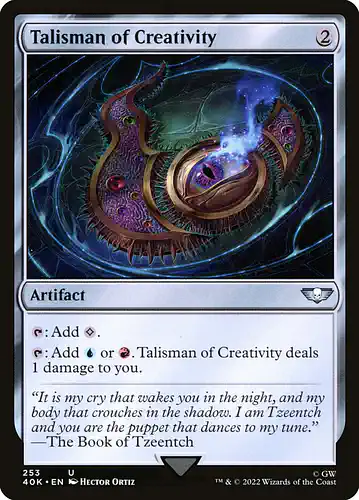 Talisman of Creativity - 40k Spoiler