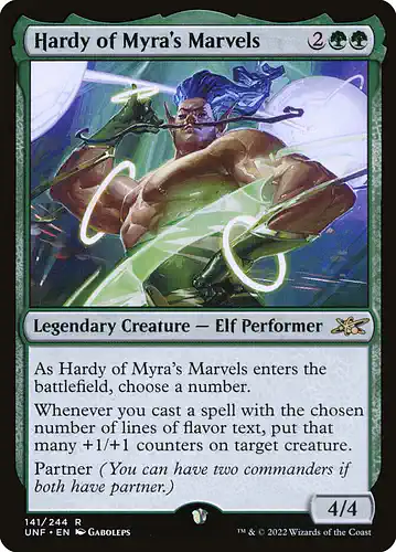 Hardy of Myra's Marvels - unf Spoiler