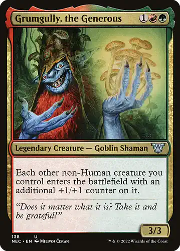 Grumgully, the Generous - nec Spoiler