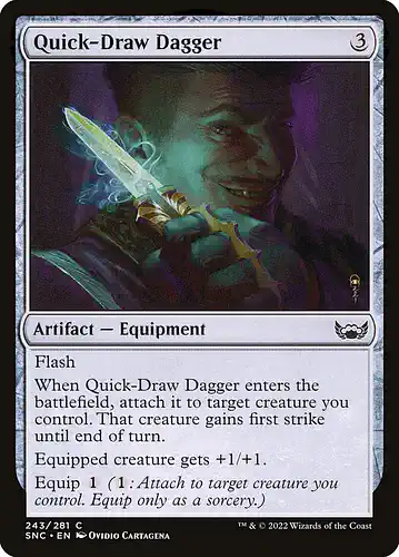 Quick-Draw Dagger - snc Spoiler