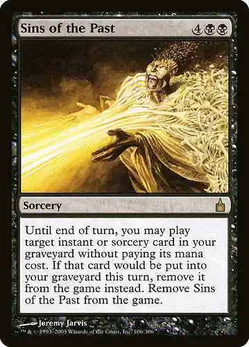 Sins of the Past - rav Spoiler