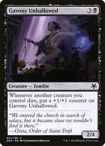 Gavony Unhallowed - gn3 Spoiler