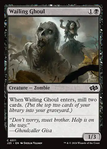 Wailing Ghoul - j25 Spoiler