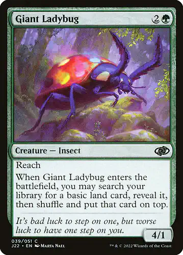 Giant Ladybug - j22 Spoiler