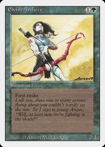 Elvish Archers - 3ed Spoiler