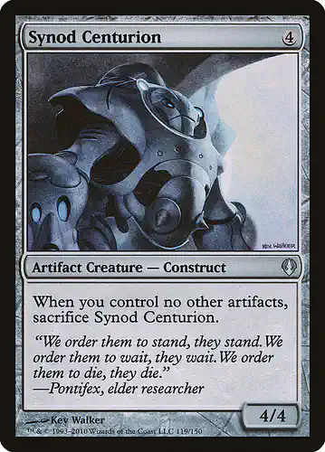 Synod Centurion - arc Spoiler